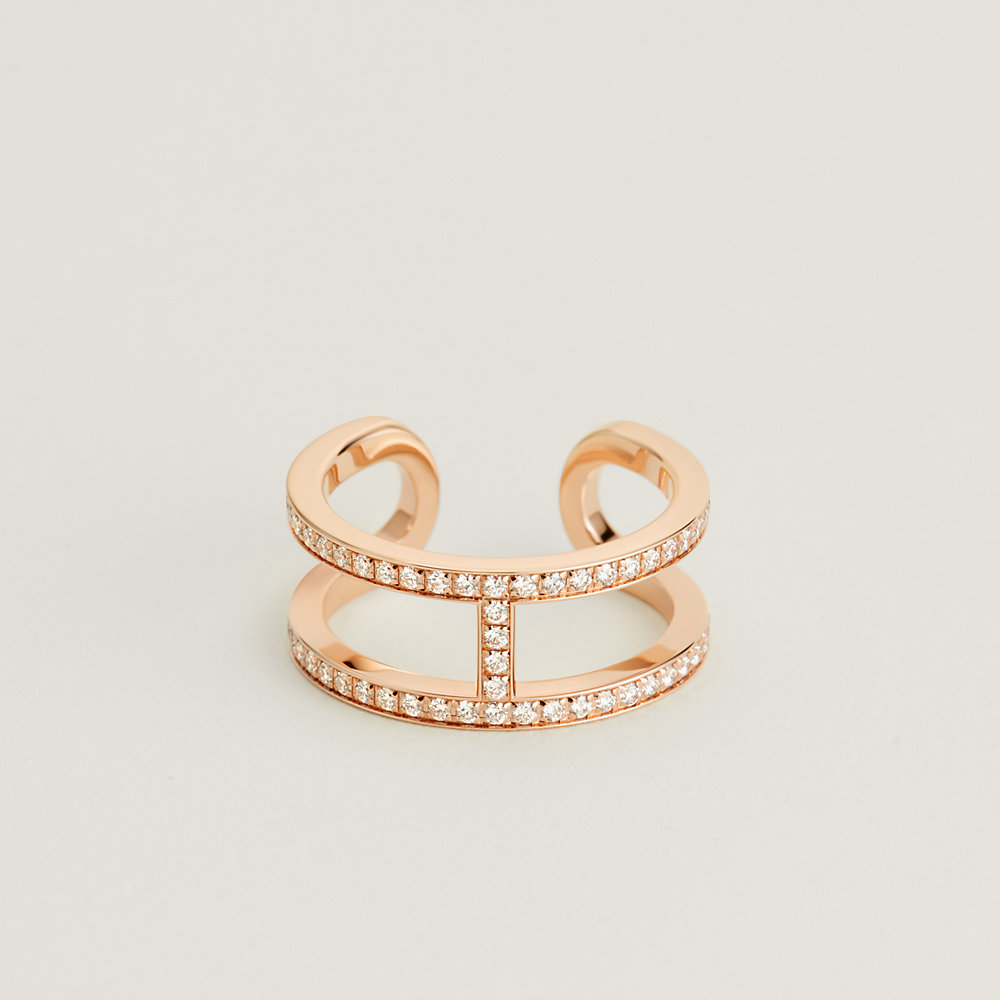 Ever Chaine d'Ancre ring, medium model | Hermès Canada
